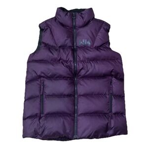 NEW Helly Hansen Juniors' Isfjord Down Vest Puffer 176 / 16 yr Purple 41767